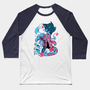 Tattoo Cat Baseball T-Shirt